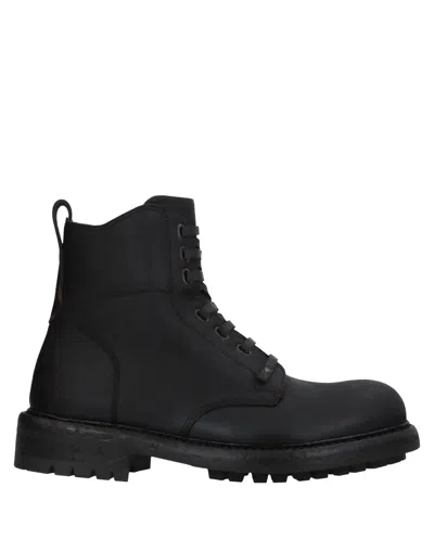 DOLCE & GABBANA DOLCE & GABBANA MAN ANKLE BOOTS DARK BROWN SIZE 8 CALFSKIN,17031272IS 10
