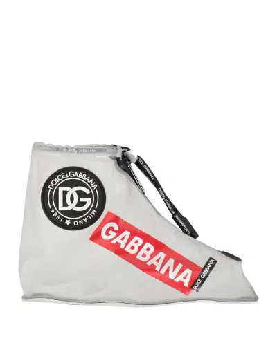 Dolce & Gabbana Ankle Boots In Transparent