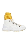 Dolce & Gabbana Man Ankle Boots White Size 9 Polyester, Textile Fibers, Polyamide In White