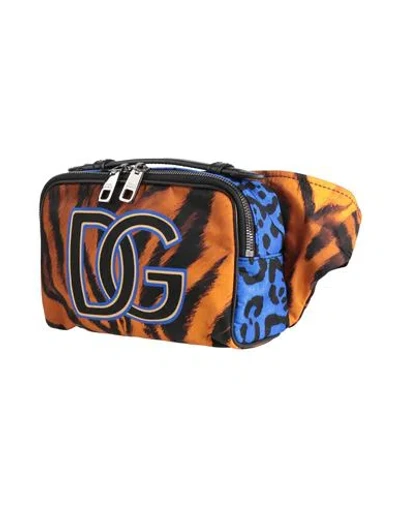 Dolce & Gabbana Man Belt Bag Black Size - Polyamide, Calfskin