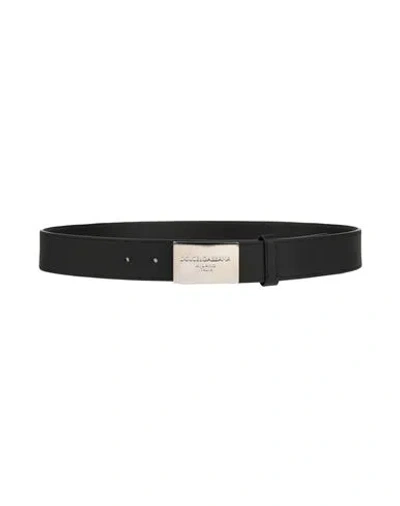 Dolce & Gabbana Man Belt Black Size 38 Calfskin