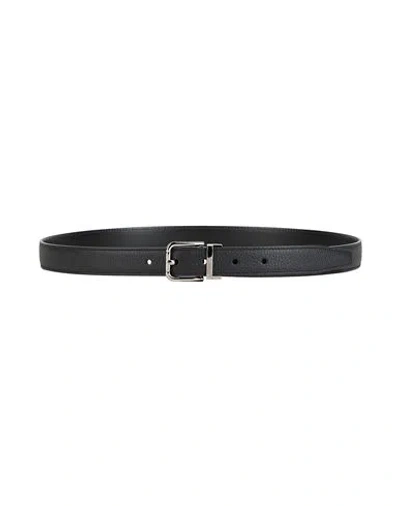 Dolce & Gabbana Man Belt Black Size 39.5 Leather