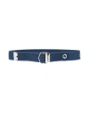Dolce & Gabbana Man Belt Blue Size 38 Polyester In Blue
