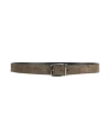 Dolce & Gabbana Man Belt Military Green Size 34 Calfskin