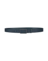 Dolce & Gabbana Man Belt Navy Size 43.5 Calfskin In Blue