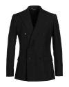 Dolce & Gabbana Man Blazer Black Size 46 Virgin Wool In Black