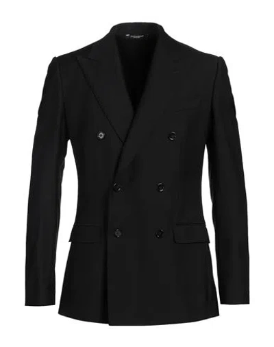 Dolce & Gabbana Man Blazer Black Size 46 Virgin Wool