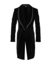 Dolce & Gabbana Man Blazer Black Size 40 Cotton, Silk, Polyester In Black