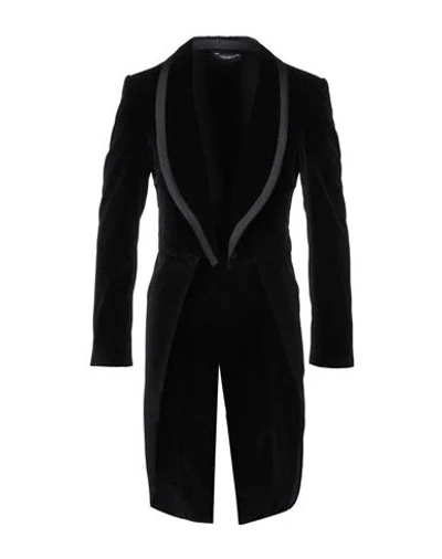 Dolce & Gabbana Man Blazer Black Size 40 Cotton, Silk, Polyester