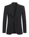 Dolce & Gabbana Man Blazer Black Size 40 Polyester, Elastane In Black