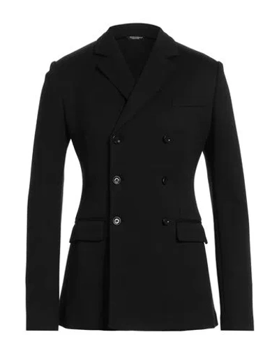 Dolce & Gabbana Man Blazer Black Size 42 Cotton, Polyester