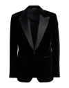 Dolce & Gabbana Velvet Blazer With Satin Lapel In Black