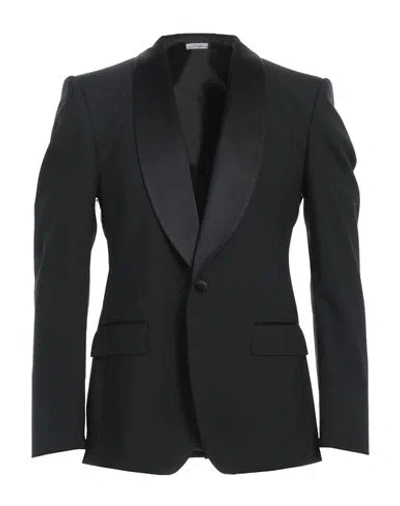 Dolce & Gabbana Man Blazer Black Size 42 Virgin Wool, Silk, Polyester, Elastane