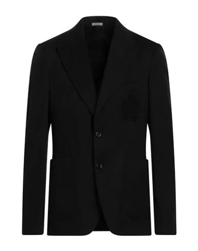 Dolce & Gabbana Man Blazer Black Size 44 Viscose, Polyamide, Elastane