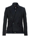 Dolce & Gabbana Man Blazer Black Size 46 Wool, Cotton, Silk, Elastomultiester, Elastane In Black