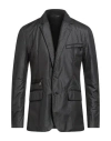 Dolce & Gabbana Man Blazer Black Size 48 Polyamide In Black