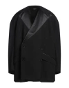 Dolce & Gabbana Man Blazer Black Size L Wool, Silk, Elastane In Black