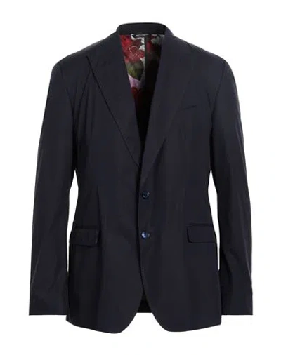 Dolce & Gabbana Man Blazer Blue Size 40 Cotton