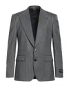 Dolce & Gabbana Man Blazer Grey Size 42 Virgin Wool, Elastane In Grey
