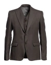 Dolce & Gabbana Man Blazer Khaki Size 46 Linen, Polyester, Silk In Beige