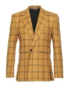 Dolce & Gabbana Man Blazer Marigold Size 46 Virgin Wool In Yellow