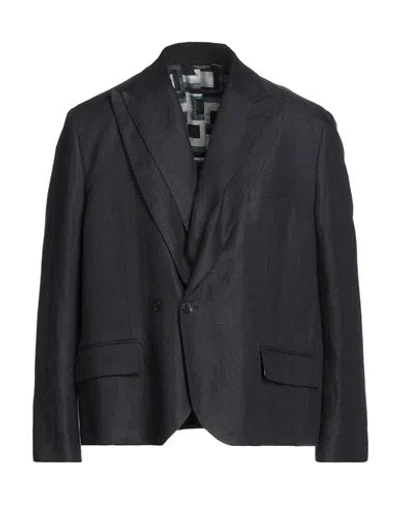 Dolce & Gabbana Man Blazer Midnight Blue Size 44 Linen