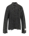 Dolce & Gabbana Man Cardigan Charcoal Size Xl Cotton In Gray