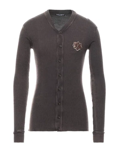 Dolce & Gabbana Cardigans In Cocoa