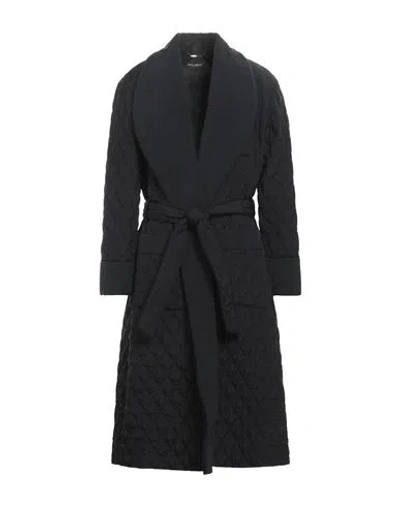 Dolce & Gabbana Man Coat Black Size 44 Polyamide