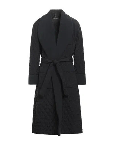 Dolce & Gabbana Man Coat Black Size 40 Polyamide