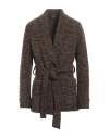 Dolce & Gabbana Man Coat Brown Size 44 Wool, Alpaca Wool, Polyamide
