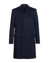 Dolce & Gabbana Man Coat Midnight Blue Size 44 Virgin Wool, Cashmere