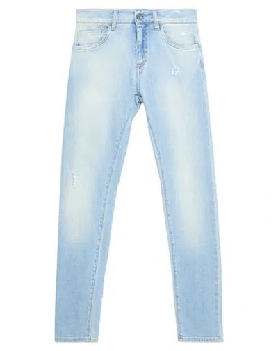 Dolce & Gabbana Man Denim Pants Blue Size 38 Cotton, Elastane, Viscose, Polyester, Polyurethane