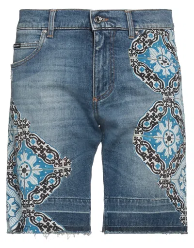 Dolce & Gabbana Denim Shorts In Blue