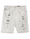 Dolce & Gabbana Man Denim Shorts Light Grey Size 38 Cotton, Elastane In Gray