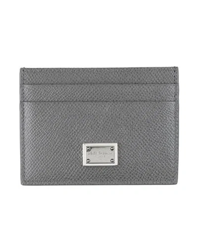 Dolce & Gabbana Man Document Holder Lead Size - Soft Leather In Black