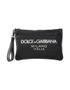 Dolce & Gabbana Man Handbag Black Size - Textile Fibers In Black