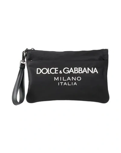 Dolce & Gabbana Man Handbag Black Size - Textile Fibers
