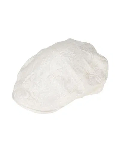 Dolce & Gabbana Man Hat Cream Size 7 Cotton, Silk, Polyamide In White