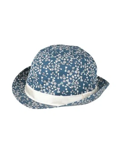 Dolce & Gabbana Man Hat Slate Blue Size 7 Cotton