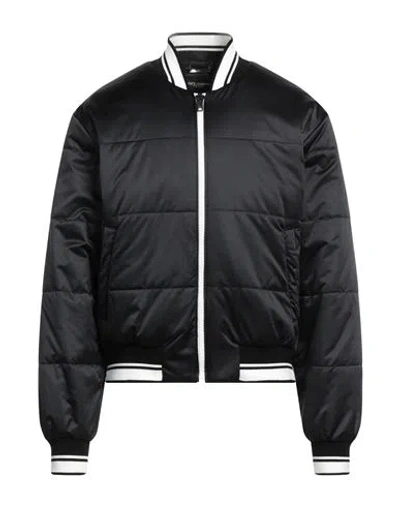 Dolce & Gabbana Man Jacket Black Size 40 Polyester, Cotton, Elastane