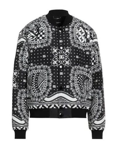 Dolce & Gabbana Man Jacket Black Size 44 Polyester