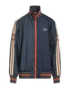 Dolce & Gabbana Man Jacket Blue Size 42 Virgin Wool, Polyester, Zamak, Calfskin, Synthetic Fibers In Blue