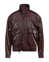 Dolce & Gabbana Man Jacket Chocolate Brown Size M Polyamide In Brown