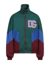 Dolce & Gabbana Man Jacket Green Size L Cotton, Polyester, Viscose In Green