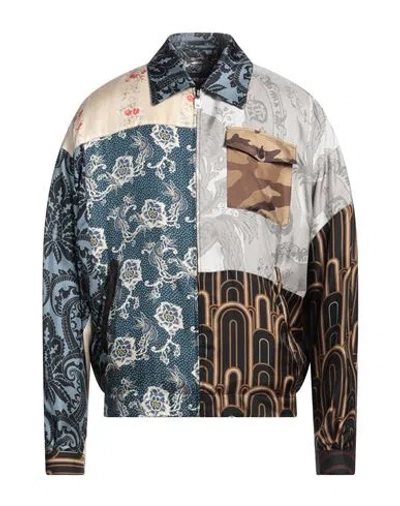 Dolce & Gabbana Man Jacket Grey Size 42 Silk