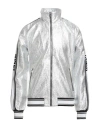 Dolce & Gabbana Man Jacket Silver Size 42 Cotton, Polyester, Silk, Elastane In White