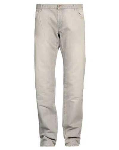 Dolce & Gabbana Man Jeans Beige Size 42 Cotton