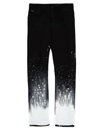 Dolce & Gabbana Man Jeans Black Size 34 Cotton, Elastane