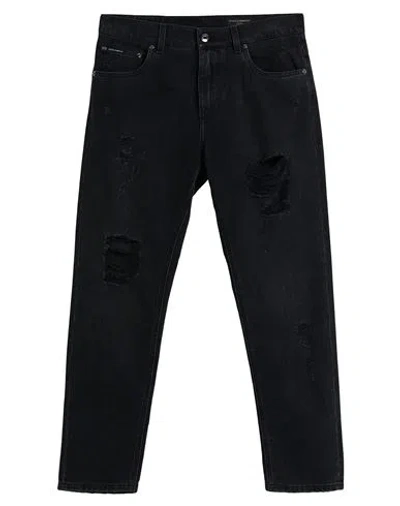 Dolce & Gabbana Man Jeans Black Size 40 Cotton